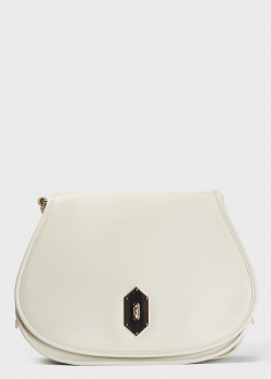 Женская сумка Trussardi Peony белого цвета, фото